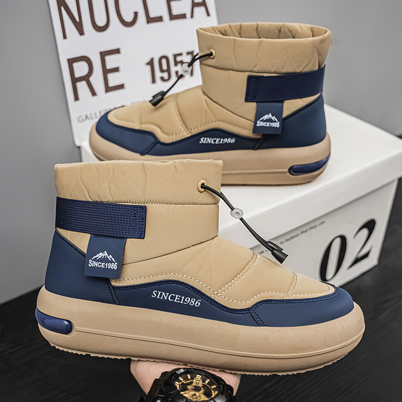 Men'S Shoes Comfortable Walking - Men's casual snow boots winter warm