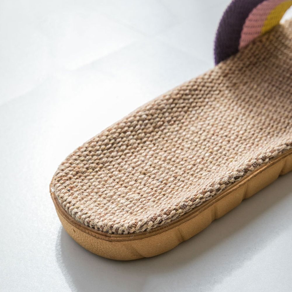 Men'S Shoes In Fashion - Fashion Ethnic Style Linen Cross Slippers