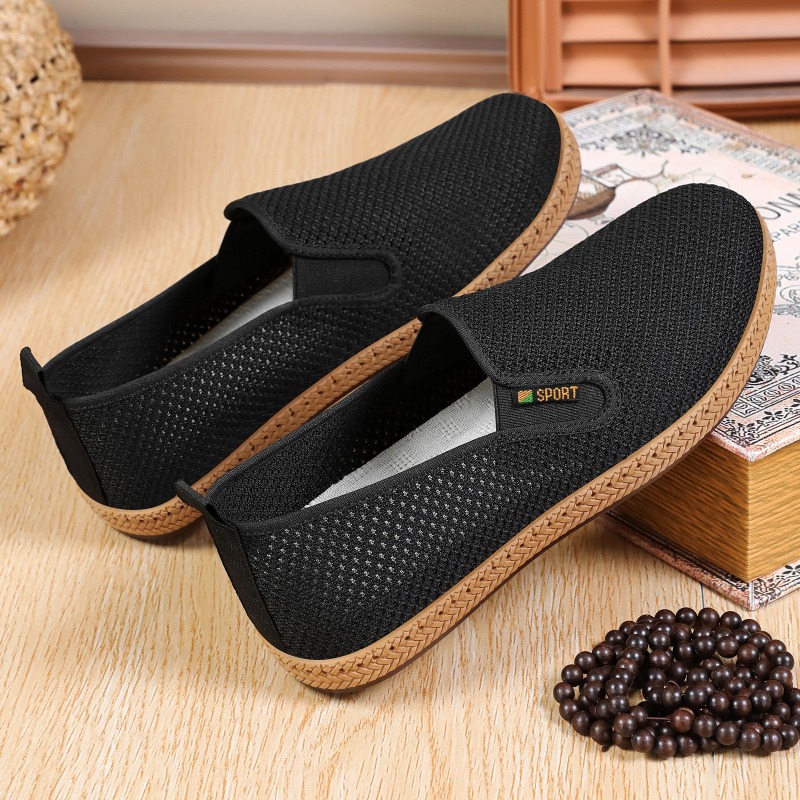 Men's Old Beijing Style Slip-O - Men'S Shoes For Wide Feet 评论和价格