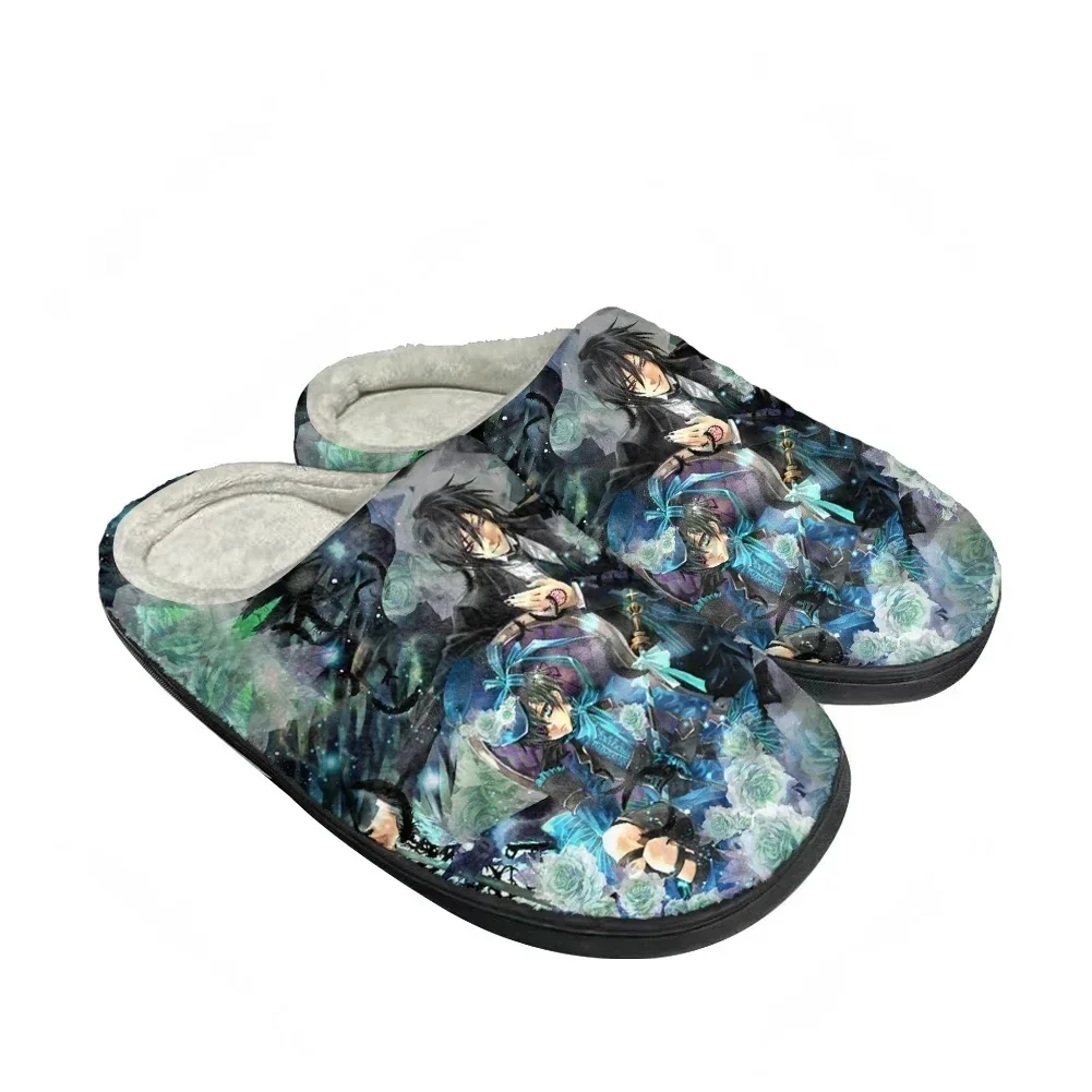 Cartoon Fashion Cotton Custom  - Men Shoes Black 评论和价格