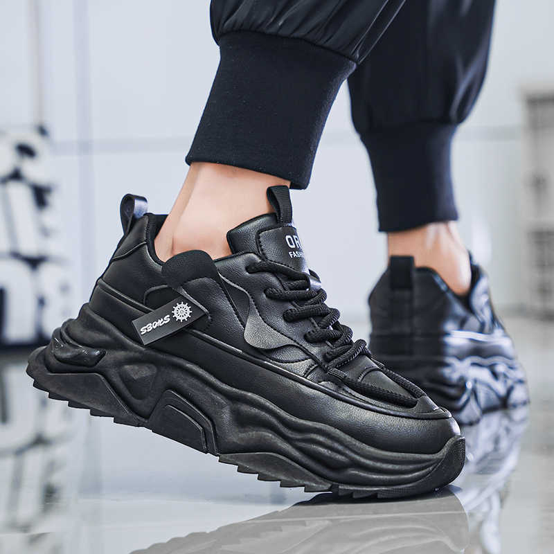 Black Platforme Tennis Man Spo - Men Shoes Black 评论和价格