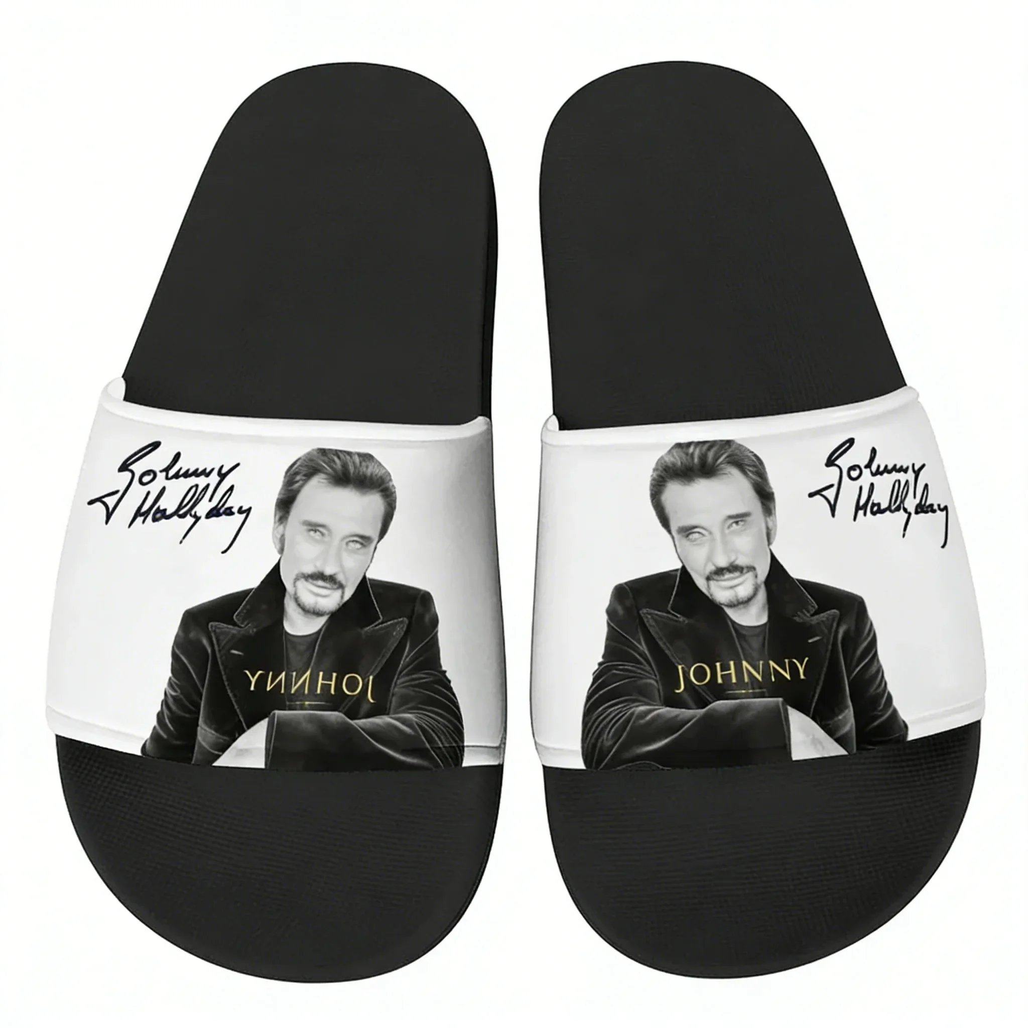 Johnny Hallyday Slippers Man W - Men Shoes Black 评论和价格