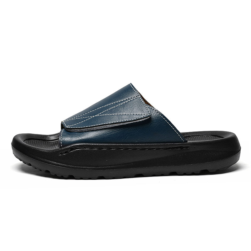 Easy-top Leather Slide Slipper - Men'S Shoes Comfortable Walking 评论和价格