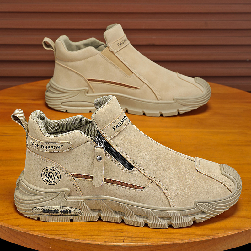 Men's Casual Zipper Closed Sho - Men'S Shoes Comfortable Walking 评论和价格