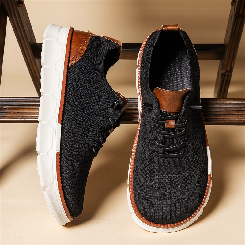 Men Wide Toe Knit Dress Shoes  - Men'S Shoes For Wide Feet 评论和价格