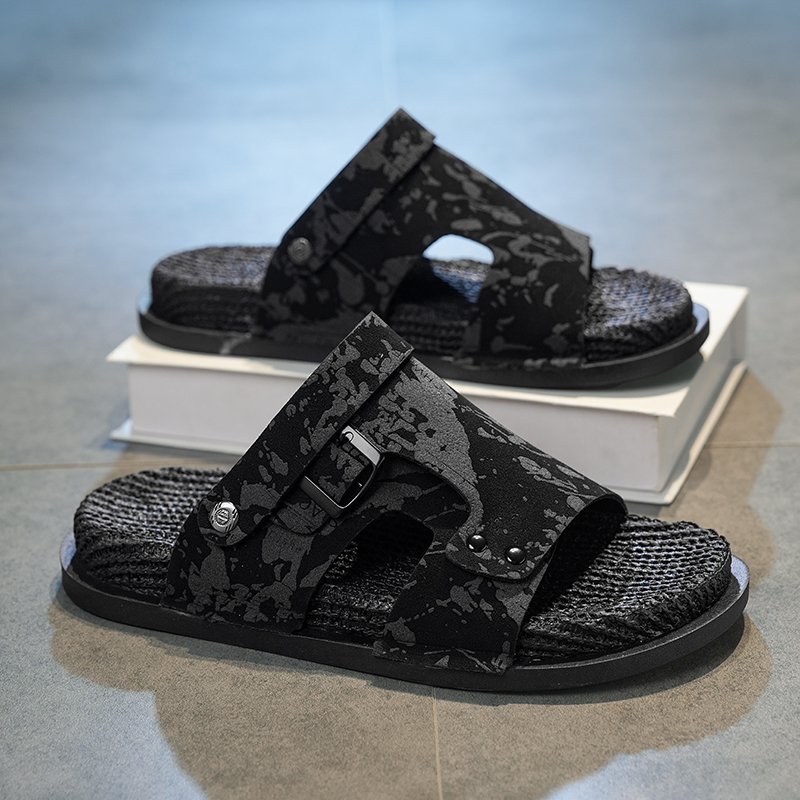 Men's slide casual Sandals sum - Men'S Shoes Comfortable Walking 评论和价格