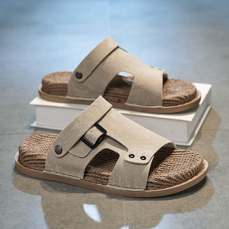 Men's slide casual Sandals sum - Men'S Shoes Comfortable Walking 评论和价格