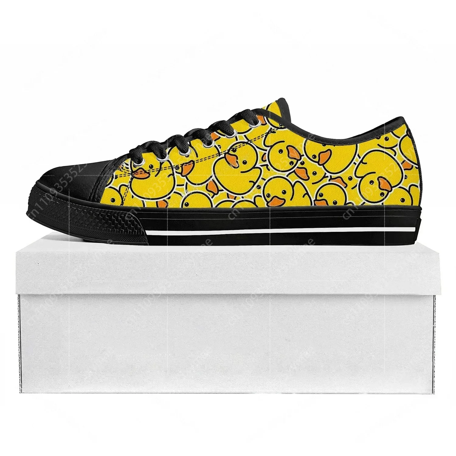 Yellow Duck Printed Low Top Hi - Men'S Shoes Yellow And Black 评论和价格