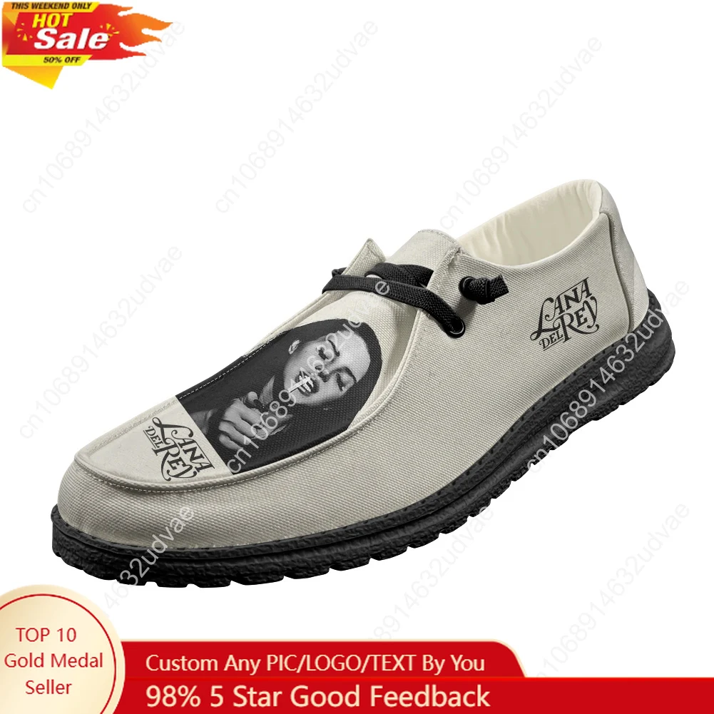 Lana Del Rey Singer Loafers Me - Men Shoes Black 评论和价格