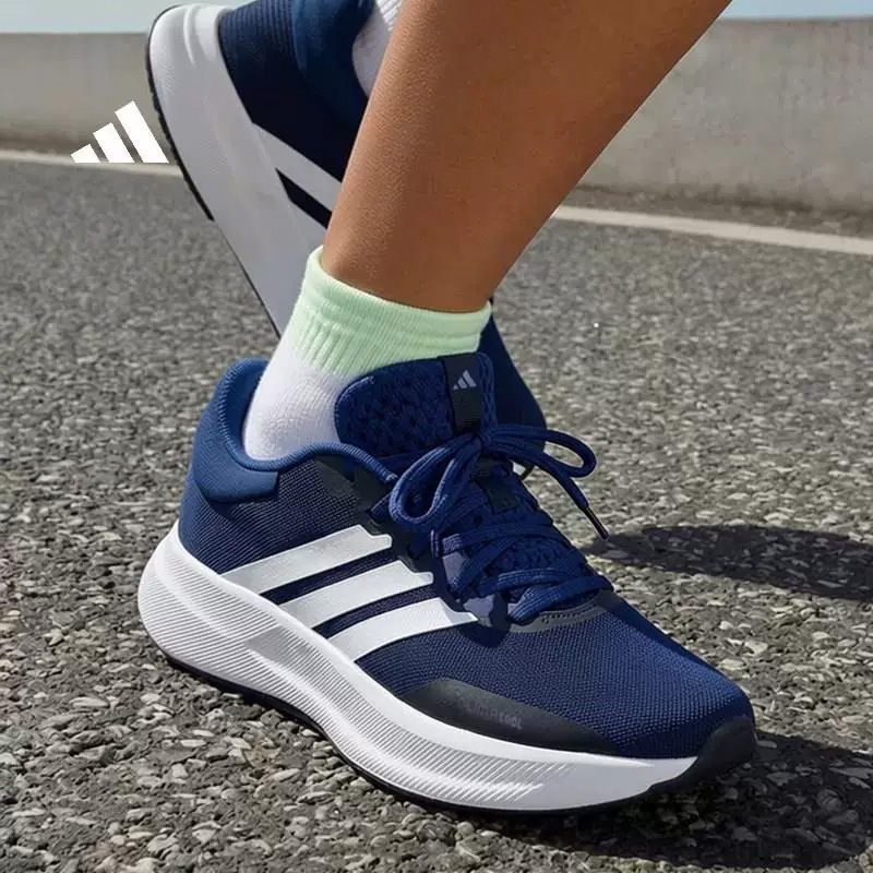 Adidas Navy Blue Three Stripes - Men Shoes Jd 评论和价格