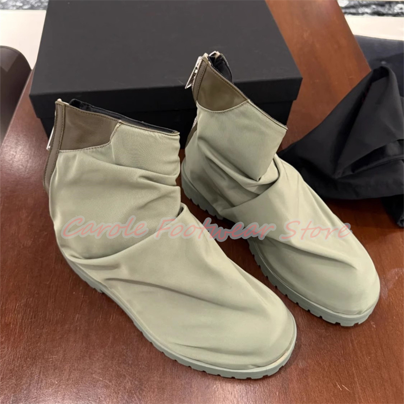Pleated Nylon Cloth High Top M - Men'S Shoes To Increase Height 评论和价格