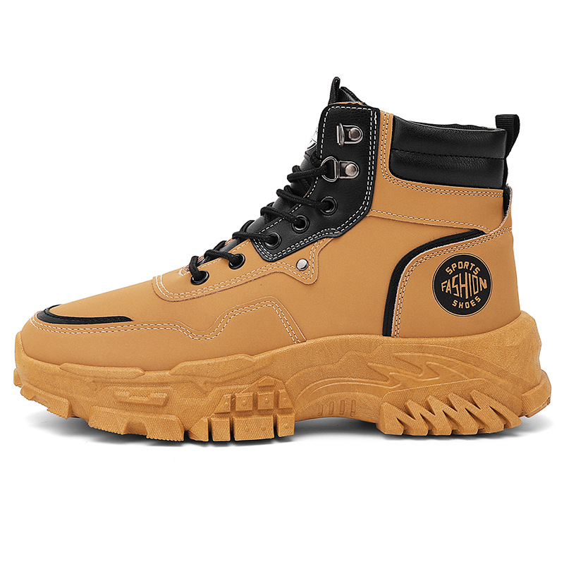 2025 New Men's Yellow Black Hi - Men'S Shoes Yellow And Black 评论和价格