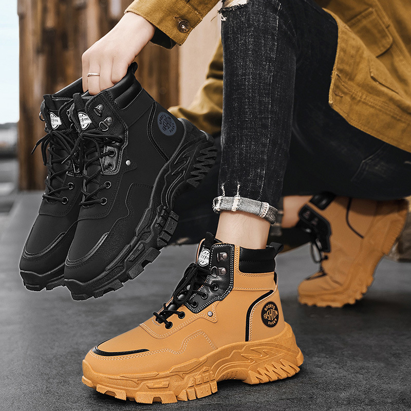2025 New Men's Yellow Black Hi - Men'S Shoes Yellow And Black 评论和价格