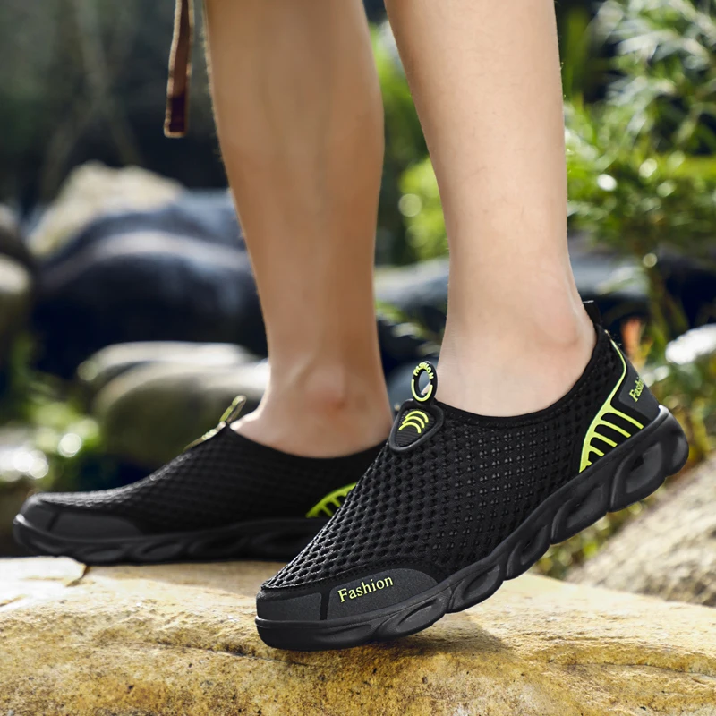 Men Jogging Shoes Casual Sneak - Men'S Shoes Yellow And Black 评论和价格