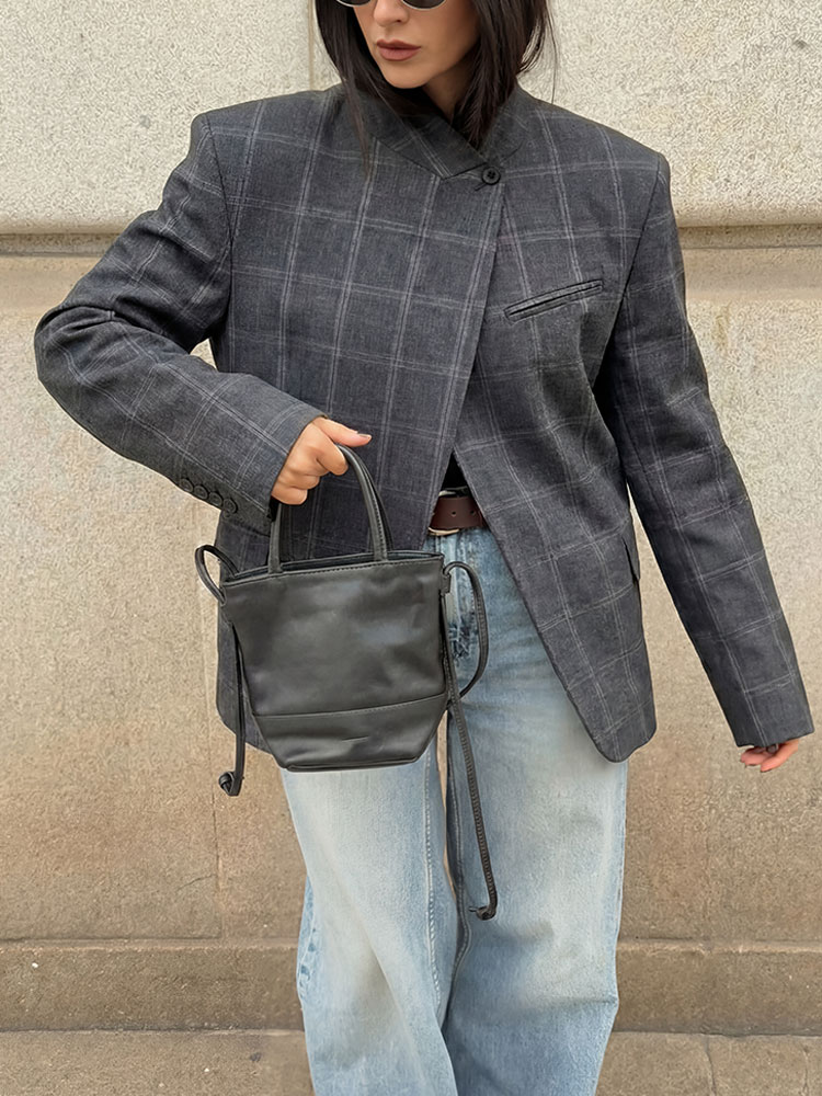 HH Women Fashion Plaid Blazer  - Men Shoes Jd 评论和价格