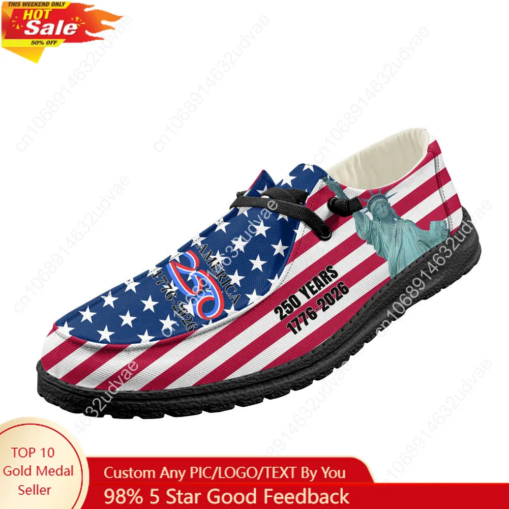 America 250th Anniversary 1776 - Men Shoes Black 评论和价格