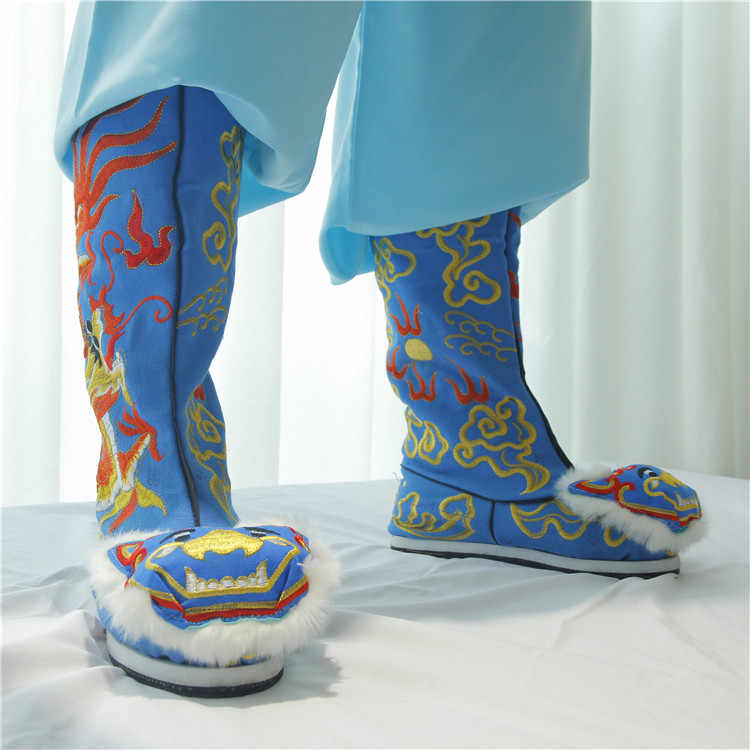 Chinese Operas Tiger Head Boot - Men Shoes China 评论和价格